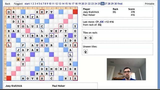 An INSANELY Krafty way to win a Scrabble game! смотреть онлайн
