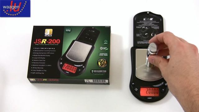 Taschenwaage JSR-200: Justierung смотреть онлайн