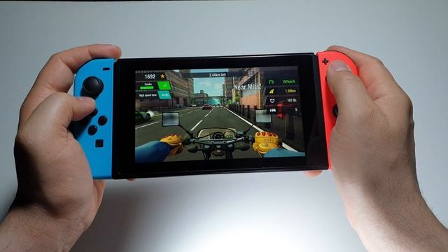 Moto Rush GT Nintendo Switch handheld gameplay смотреть онлайн