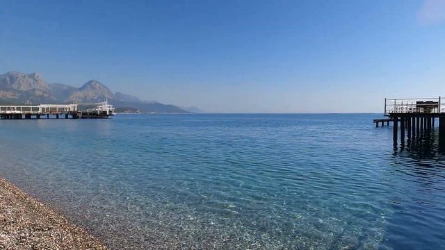 Пляж отеля Fun&Sun Active Club Hydros Kemer. OK-TV смотреть онлайн