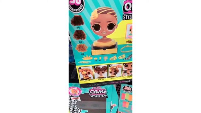 Голова для причёсок Манекен Лол L.O.L. Surprise Lady Neon O.M.G. Styling Head ? Пчелка смотреть онлайн