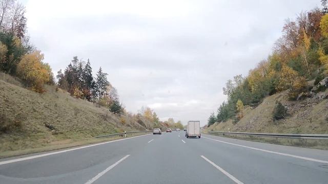 Driving Nuremberg To Pegnitz | Germany Autobahn