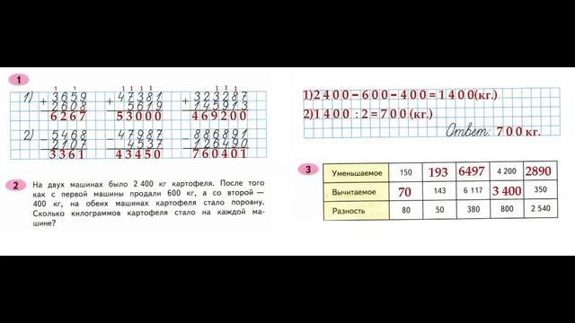 Математика рабочая тетрадь 4 класс Часть 1 Страница.52 М.И Моро смотреть онлайн