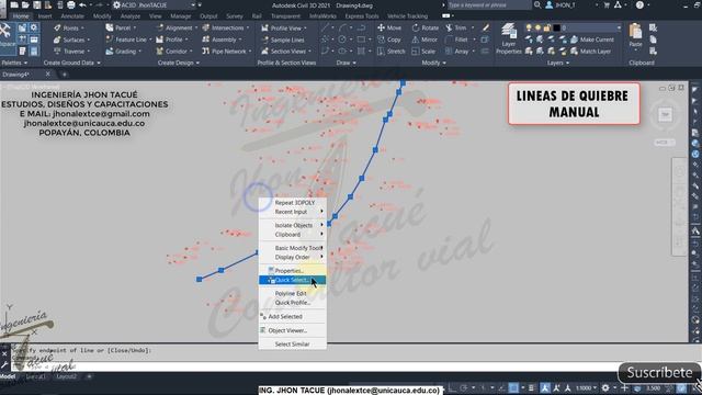 3.1 LINEAS DE QUIEBRE- BREAKLINES (CIVIL 3D 2021) смотреть онлайн