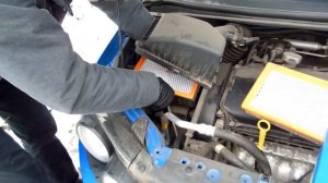 Замена фильтра ДВС на CHEVROLET AVEO T-300