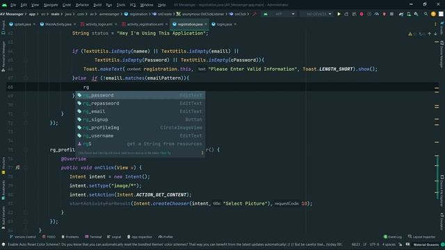 Chat Application | Creating a Signup class in Android Studio | With source code | Chat app смотреть онлайн