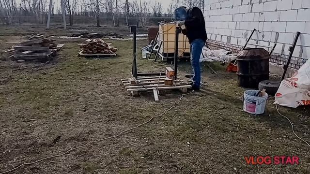 Бетономешалка своими руками - рама. смотреть онлайн