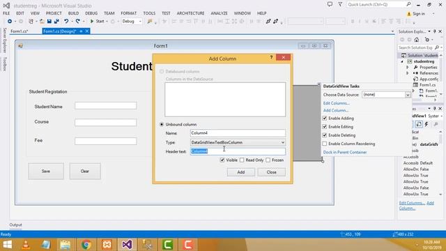C#.NET simple project step by step смотреть онлайн
