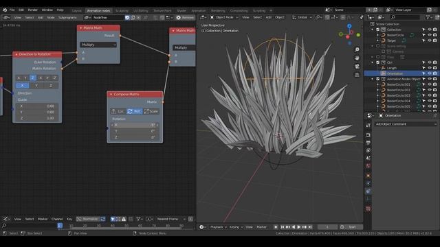 [Tut] Procedural Seaweed animation P2/2 - blender animation nodes смотреть онлайн