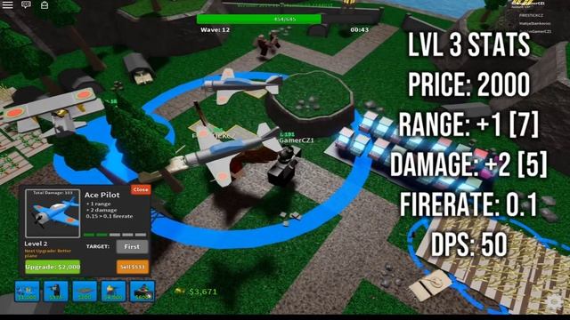 ACE PILOT REVIEW - Tower Defense Simulator [Roblox] смотреть онлайн