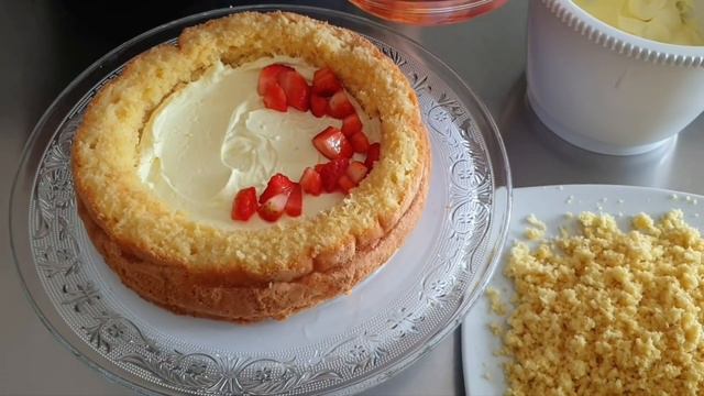 TORTA MIMOSA ALLE FRAGOLE🍓RITA CHEF | Per una giornata speciale. смотреть онлайн