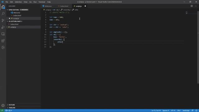 BeeInterns#19 Введение в JavaScript. Основные конструкции языка, переменные, типы данных. Часть 1 смотреть онлайн