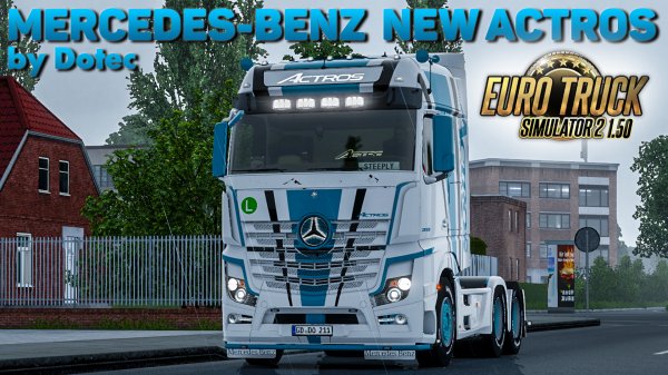 MERCEDES NEW ACTROS by Dotec🚚ДЕТАЛЬНЫЙ ОБЗОР МОДА ETS 2 1.50 #сезонконтентаRUTUBE