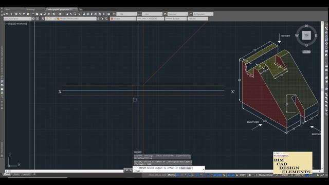 Orthographic Projection In AutoCAD PART : 21 смотреть онлайн