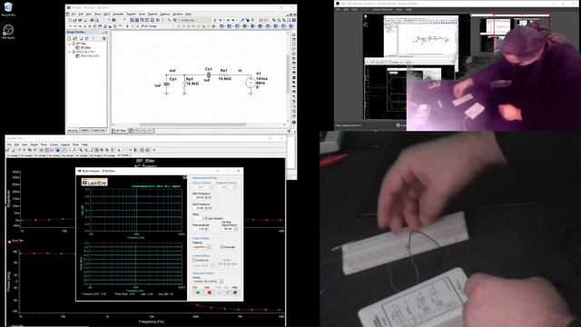 Simulate, build and measure a passive 10kHz band-pass filter смотреть онлайн