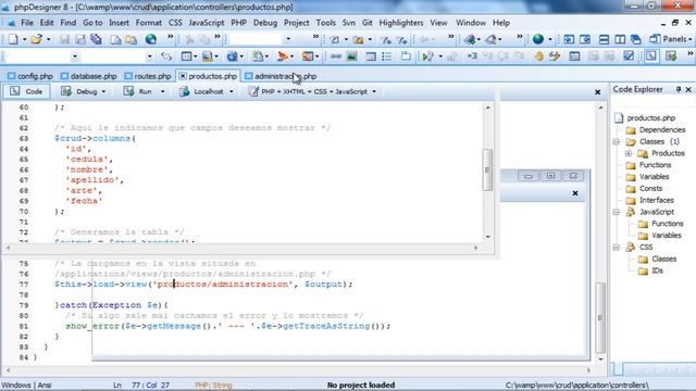 Base de Datos con PHP y el Framework CodeIgniter por Alexander Ruiz смотреть онлайн