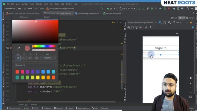 ImageView and Edittext: Exploring All Attributes смотреть онлайн