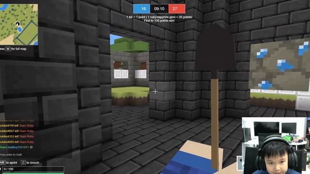 VOXIOM.IO - BATTLE ROYALE AND CAPTURE THE GEMS GAME MODE for kids gaming! смотреть онлайн