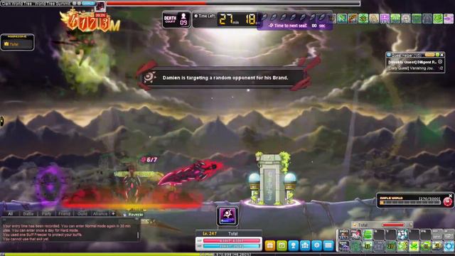 Maplestory Wind Archer 24x normal Damien solo смотреть онлайн