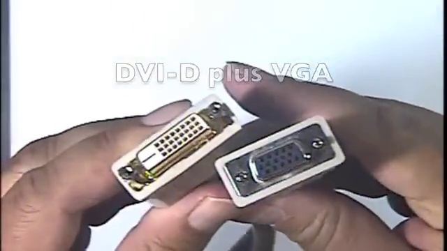 DVI-I To DVI-D And VGA 