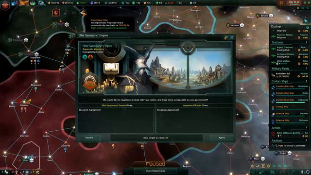 Stellaris : Apocalypse - Imperium Of Man Let's Play #5 (Vote) смотреть онлайн