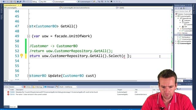 C# Architecture and more with NET Core | S2P63 | Converting a List with LINQ Select Statement смотреть онлайн