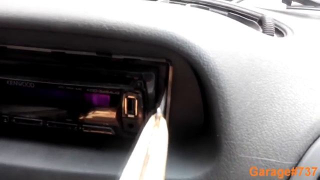 Демонтаж магнитолы 1DIN смотреть онлайн