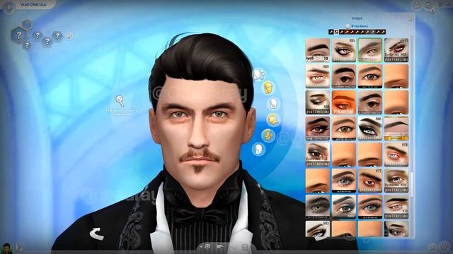 Sims 4 CAS Влад Дракула Клуб Романтики ДИЛ Дракула История Любви Люк Эванс Luke Evans смотреть онлайн