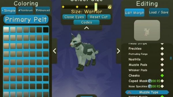 Codes? Warrior Cats Ultimate Edition