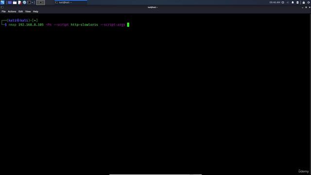 5.17. Launching DOS with Nmap смотреть онлайн