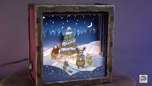Новогодний ночник "Вечеринка лесных друзей" смотреть онлайн