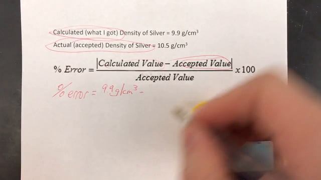 Calculating Percent Error смотреть онлайн