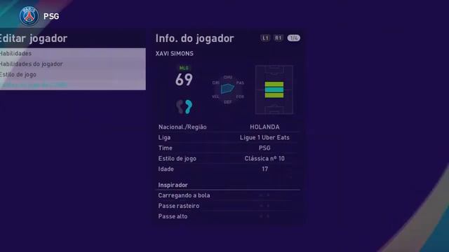 Face Xavi Simons Pes 2021 atualizada смотреть онлайн