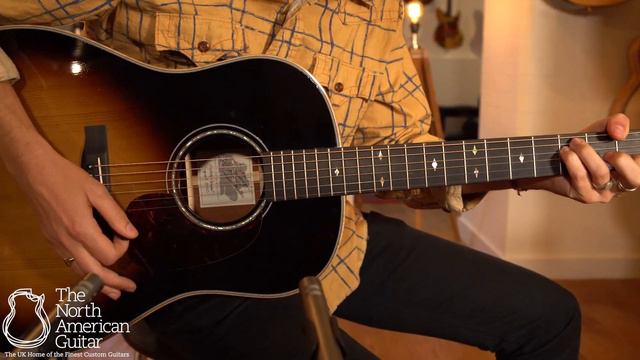 Froggy Bottom SJ Deluxe Sunburst Acoustic Guitar Played By Brian Love (Part One) смотреть онлайн