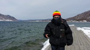 Место где из Байкала выходит река Ангара