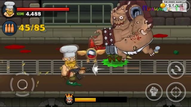 ? СУПЕР ПОВАР против ОВОЩЕЙ #4 в игре bloody harry. Мультяшная зомби битва смотреть онлайн