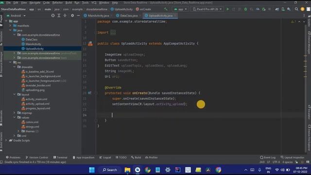 Store Data in Firebase Realtime Database in Android Studio | Part 1 смотреть онлайн