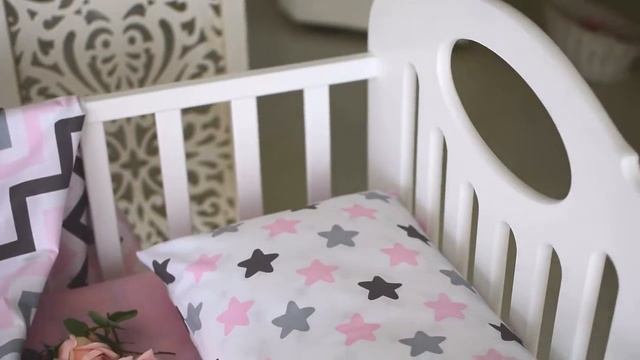 Кроватка качалка Феалта baby Сказка белая смотреть онлайн