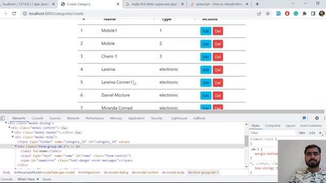 (13) jQuery ajax Crud with Laravel Yajra Datatable l Intro with Series | Ajax tutorial in Laravel смотреть онлайн