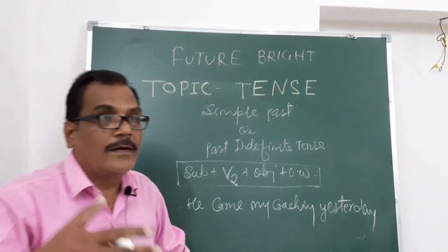Tense simple past Tense or past indefinite Tense English grammar Future bright coaching classes Raj смотреть онлайн