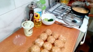 Котлетки в сметанном соусе. ДЛЯ ЛЮДЕЙ С ДИАБЕТОМ 2 ТИПА.