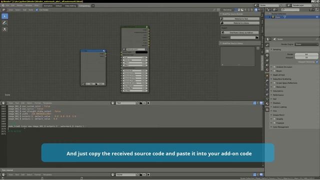 Using the Node Tree Source add-on смотреть онлайн