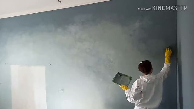 Роспись стен. Градиент. Студия дизайна Naoborot.ru смотреть онлайн