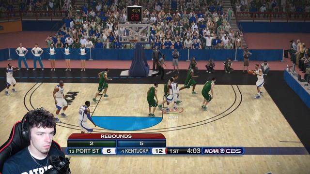 JOHN WALL GOES OFF! - March Madness in NCAA Basketball 10 - Part 1 смотреть онлайн