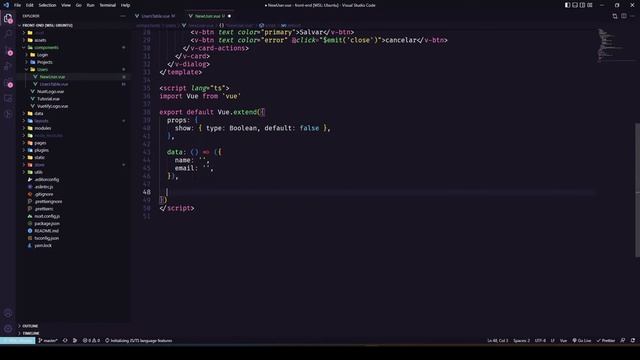 13 Do desktop a web. App em VueJs + NuxtJs + Vuex + TypeScript Tela de usuários 2 смотреть онлайн