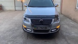 пороги с подсветкой VW PASSAT B6