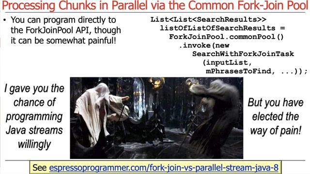 Java Parallel Streams Internals: Parallel Processing w/the Common Fork-Join Pool смотреть онлайн