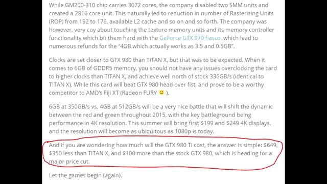 GeForce GTX 980 Ti Precio, Imágenes oficiales e información nueva en Español смотреть онлайн