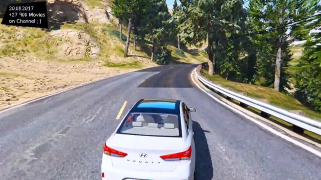 2018 Hyundai Sonata Top Speed Test GTA Mod Future _REVIEW смотреть онлайн