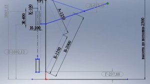 Эскиз подъемных ворот-2. Принцип работы, пропорции, размеры.